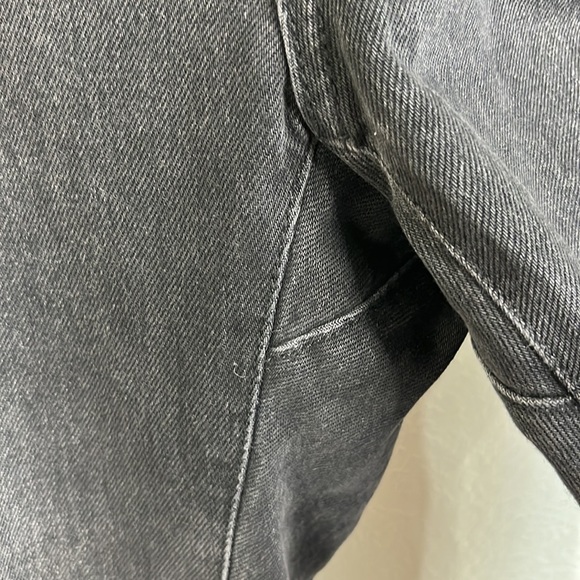 Zara Paperbag Waist High Rise Tapered Balloon Leg Cropped Jeans - Picture 3 of 14